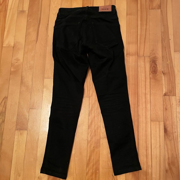 Sezane denim perfect slim black skinny jeans size 24 - Picture 6 of 8